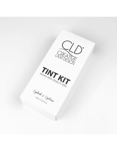 Farbka do brwi + developer cream CLD Tint Kit 2x10ml - Dark Brown