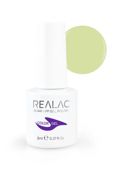 Lakier hybrydowy Realac Soak Off Gel Polish 8ml - Biscuits&amp;Slices Collection - 148 - Pistachio SLice