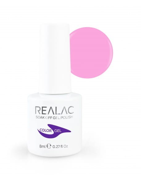 Lakier hybrydowy Realac Soak Off Gel Polish 8ml - Biscuits&amp;Slices Collection - 152 - Pink Wafer