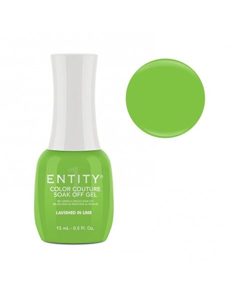 Lakier hybrydowy ENTITY One Color Couture Soak Off Gel 15ml - Lost In The View Collection - Lavished In Lime