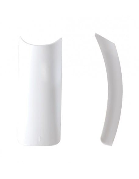 Tipsy białe NSI Elation White Nail Tips 150szt.  (15szt. z każdego rozmiaru)