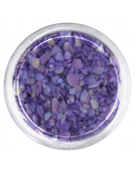 Ozdoby muszelki - fioletowe