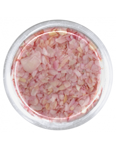 Ozdoby muszelki - jasny róż