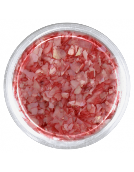 Ozdoby muszelki - ciemny róż