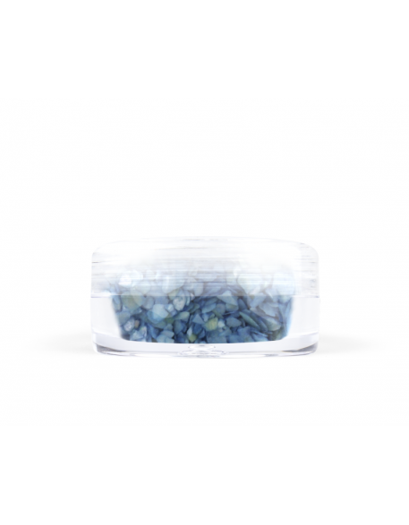 Ozdoby muszelki - niebieskie