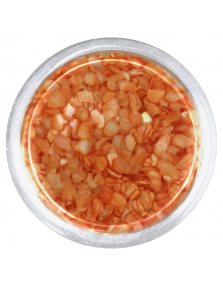 Ozdoby muszelki - pomarańczowe