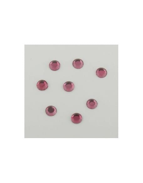 Cyrkonie duże 40szt. - różowe