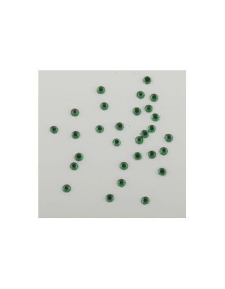 Cyrkonie małe 100szt. - zielone