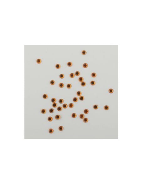 Cyrkonie małe 100szt. - pomarańczowe