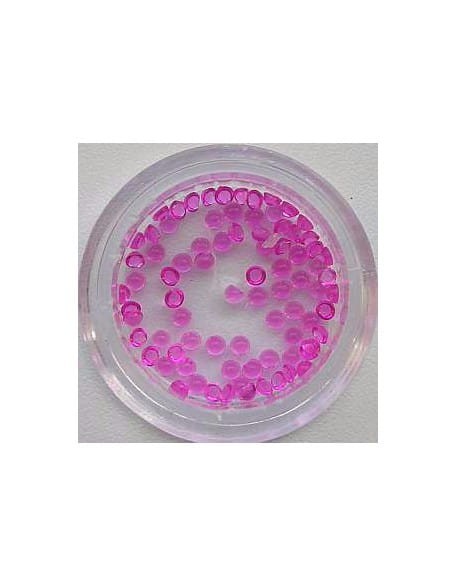 Ozdoby perełki szklane  100szt - purpurowe