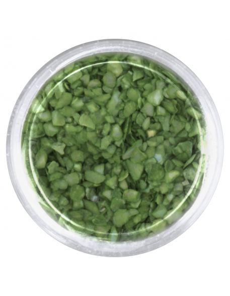 Ozdoby muszelki - zielone jasne