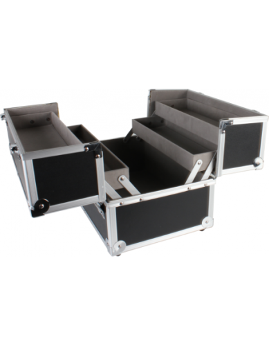 Kuferek na kosmetyki B204 - czarny