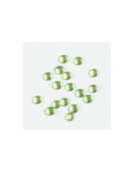 Cyrkonie perełki 50szt (ss10) - zielone