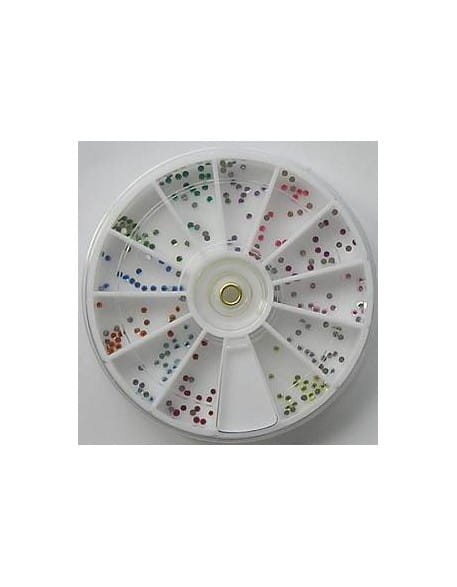 Ozdoby szklane w karuzelce (240szt.) - cyrkonie duże