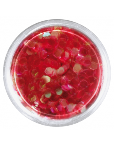 Konfetti drobne hologram mini - różowe opalizujące