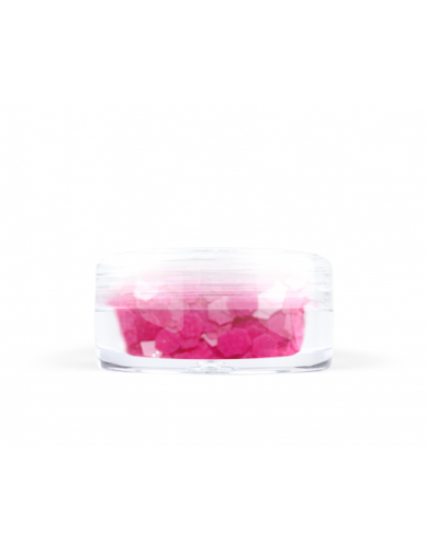 Konfetti hologram mini - neonowy róż opalizujący