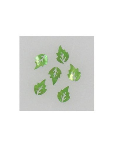 Ozdoby z muszelek 20szt. wzór nr 03 - zielone opalizujące