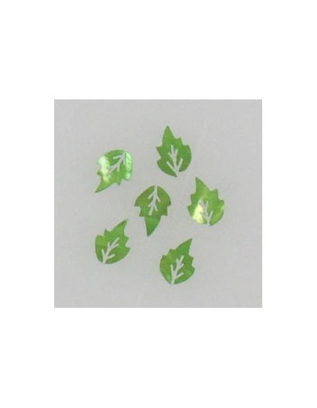 Ozdoby z muszelek 20szt. wzór nr 03 - zielone opalizujące