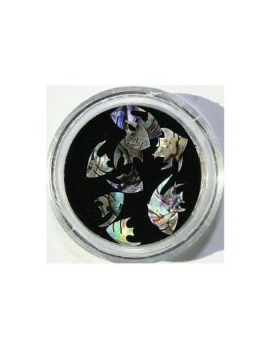 Ozdoby z muszelek 20szt. wzór nr 04 - wielokolorowe opalizujące