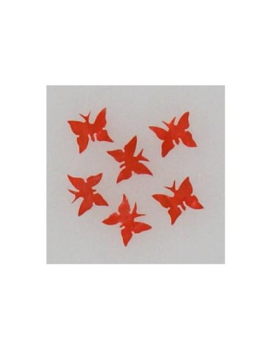 Ozdoby z muszelek 20szt. wzór nr 08 - czerwone opalizujące