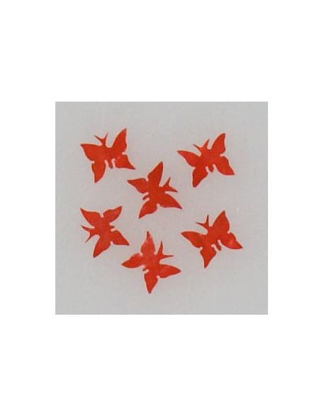 Ozdoby z muszelek 20szt. wzór nr 08 - czerwone opalizujące