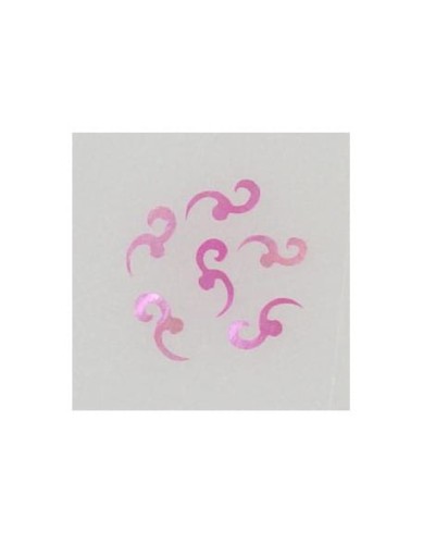 Ozdoby z muszelek 20szt. wzór nr 06 - różowe opalizujące