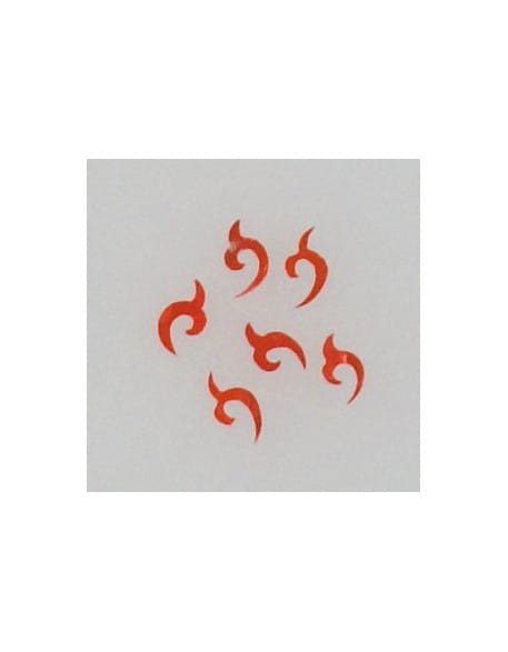 Ozdoby z muszelek 20szt. wzór nr 07 - czerwone opalizujące