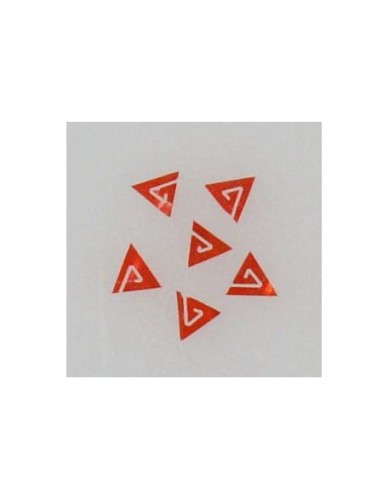 Ozdoby z muszelek 20szt. wzór nr 11 - czerwone opalizujące