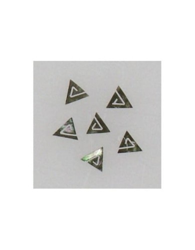 Ozdoby z muszelek 20szt. wzór nr 11 - czarne opalizujące