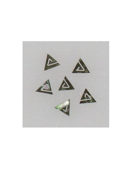 Ozdoby z muszelek 20szt. wzór nr 11 - czarne opalizujące