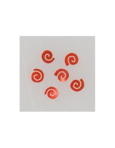 Ozdoby z muszelek 20szt. wzór nr 01 - czerwone opalizujące