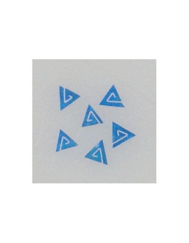 Ozdoby z muszelek 20szt. wzór nr 11 - niebieskie opalizujące