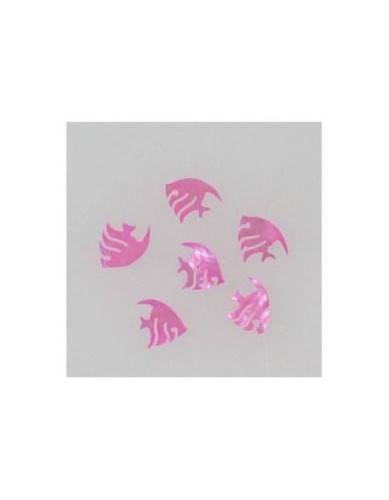 Ozdoby z muszelek 20szt. wzór nr 04 - różowe opalizujące