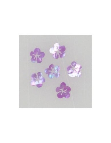 Ozdoby z muszelek 20szt. wzór nr 12 - fioletowe opalizujące