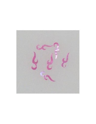 Ozdoby z muszelek 20szt. wzór nr 13 - różowe opalizujące