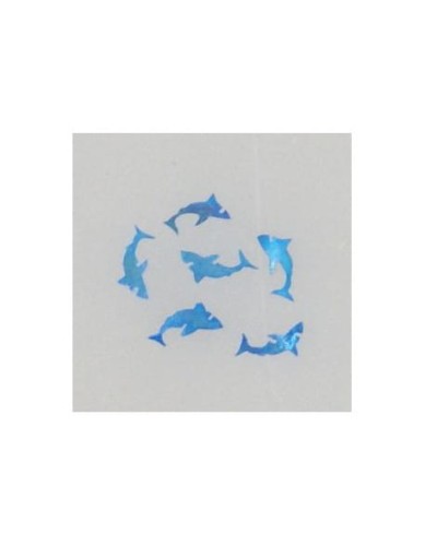 Ozdoby z muszelek 20szt. wzór nr 02 - niebieskie opalizujące