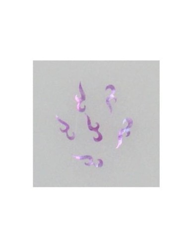 Ozdoby z muszelek 20szt. wzór nr 13 - fioletowe opalizujące