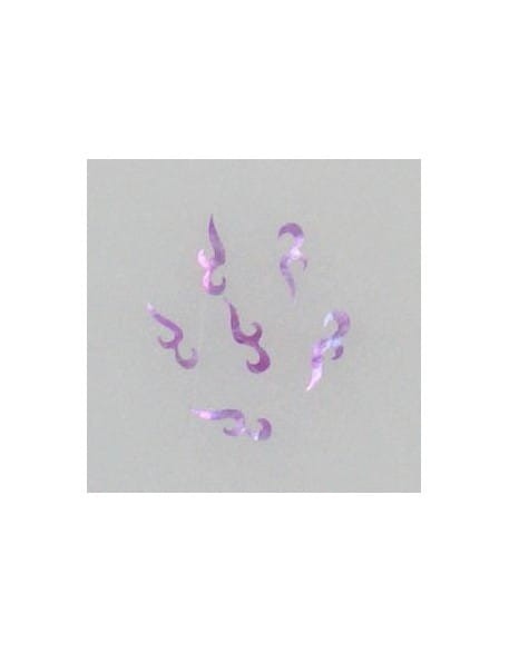 Ozdoby z muszelek 20szt. wzór nr 13 - fioletowe opalizujące