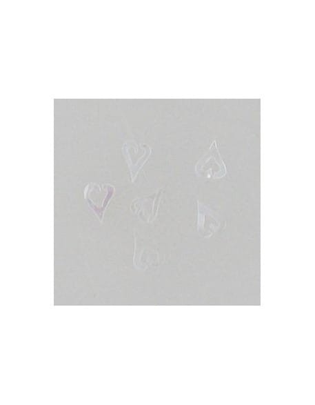 Ozdoby z muszelek 20szt. wzór nr 15 - białe opalizujące