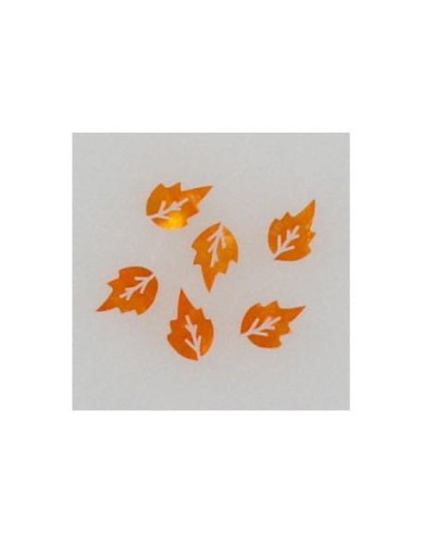 Ozdoby z muszelek 20szt. wzór nr 03 - pomarańczowe opalizujące