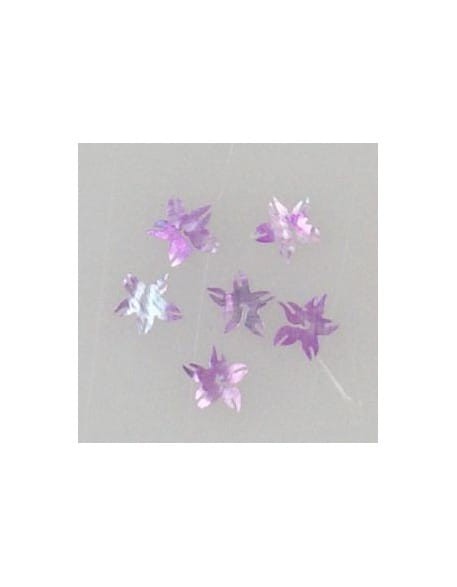 Ozdoby z muszelek 20szt. wzór nr 10 - fioletowe opalizujące