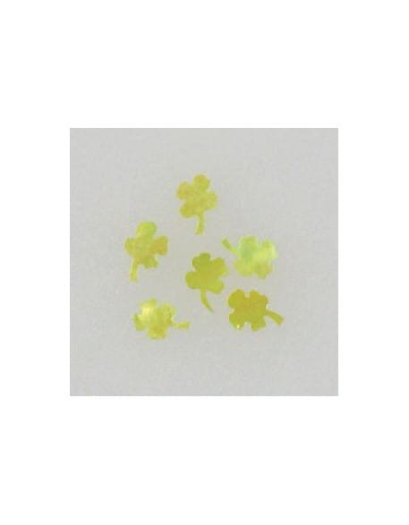 Ozdoby z muszelek 20szt. wzór nr 17 - jasno zielone opalizujące