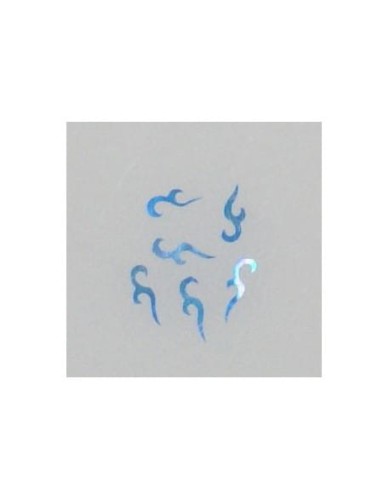 Ozdoby z muszelek 20szt. wzór nr 13 - niebieskie opalizujące