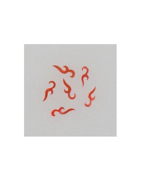 Ozdoby z muszelek 20szt. wzór nr 13 - czrwone opalizujące