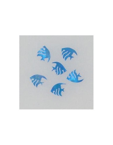 Ozdoby z muszelek 20szt. wzór nr 04 - niebieskie opalizujące