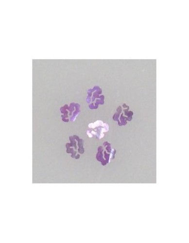 Ozdoby z muszelek 20szt. wzór nr 23 - fioletowe opalizujące