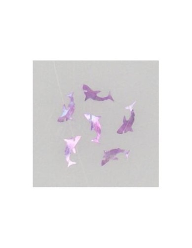 Ozdoby z muszelek 20szt. wzór nr 02 - fioletowe opalizujące