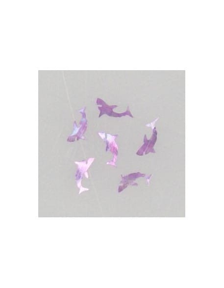 Ozdoby z muszelek 20szt. wzór nr 02 - fioletowe opalizujące