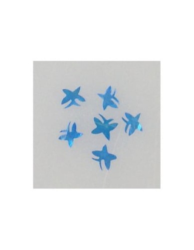 Ozdoby z muszelek 20szt. wzór nr 14 - niebieskie opalizujące