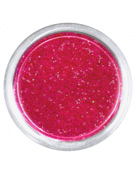 Konfetti brokat hologram mini - neonowy róż